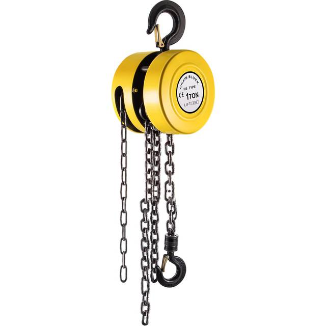 VEVOR Hand Chain Hoist  2200 lbs /1 Ton Capacity Chain Block  15ft/4.5
