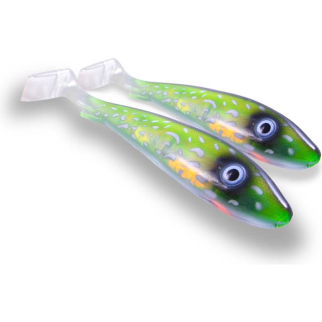 SvartZonker McRubber 21cm Flash Series (2-pack) - Baby Pike