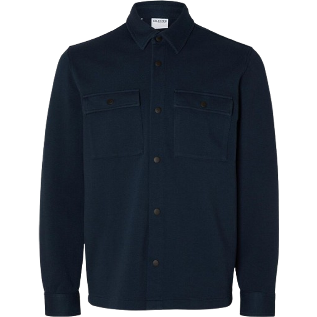 Selected Jackie Classic Overshirt - Navy Blazer