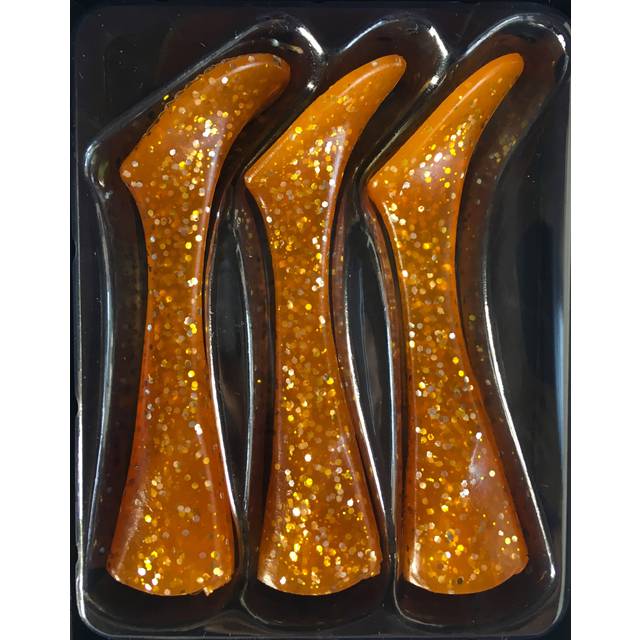 Headbanger Shad 16 cm Replacement Tails Whiskey 3-pack