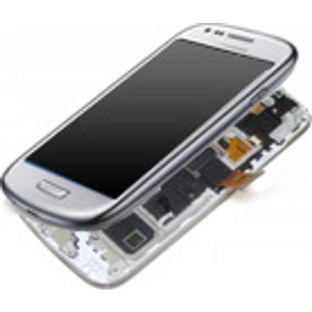 Samsung Galaxy S4 Mini Skärm med LCD-display, Vit - Original