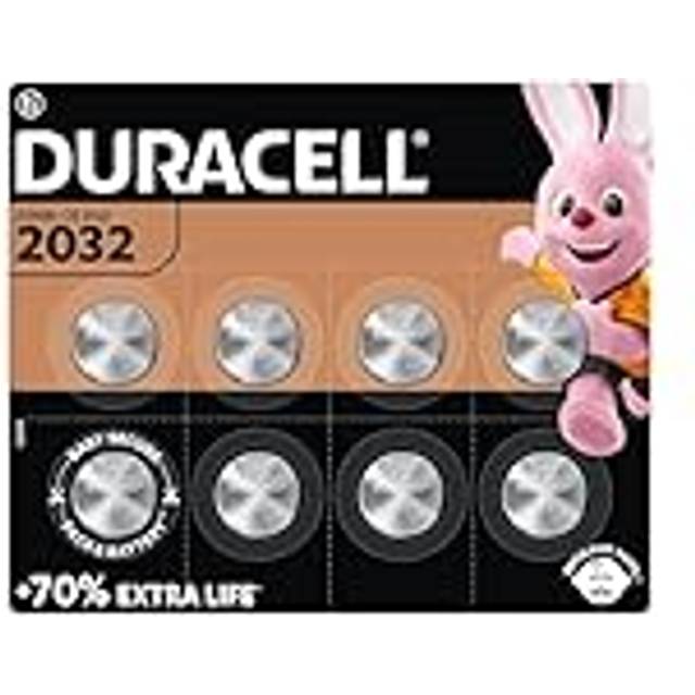 2032 Lithium Coin Batteries 3V (8 Pack) - Up to 70% Extra Life - Baby Secure Technology - For Use in Key Fobs, Home Devices, Fitness and Medical