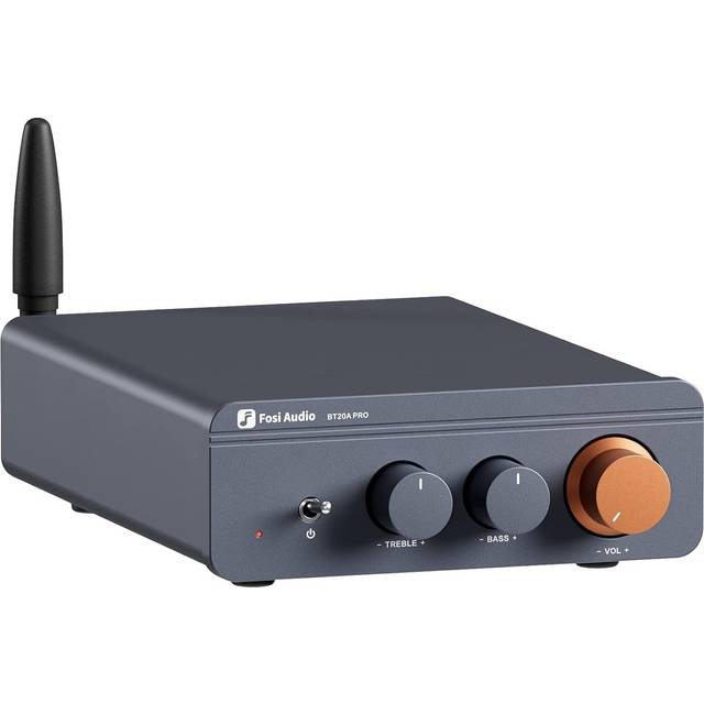 Fosi Audio Bluetooth 5.0 & R/L Förstärkare 300W x2 med Volym, Bas och Diskant kontroll