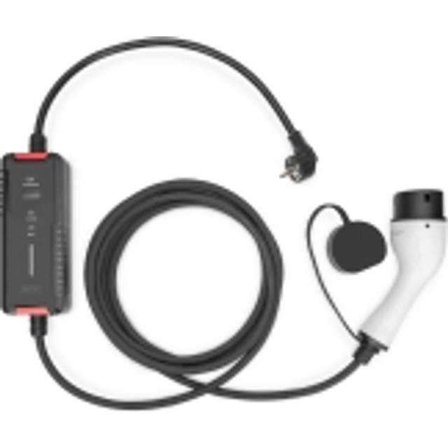 EV charger, 5m, 230 V, Type F 7/4 to EV Type 2, Adjustable charging power:1,8; 2,3 ; 2,8; 3,7 kW