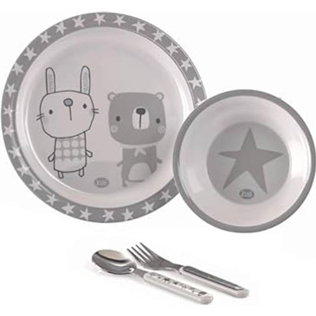 Jane 6-Piece Melamine Baby Crockery Set, Star
