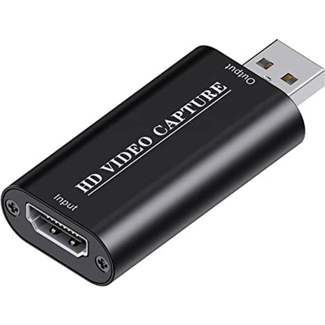 4K HDMI-videoinspelningskort, spelinspelningskort, videoinspelningsenhet HDMI till USB 2.0 för spel, streaming, kompatibel med Nintendo Switch, PS3/4, Xbox One