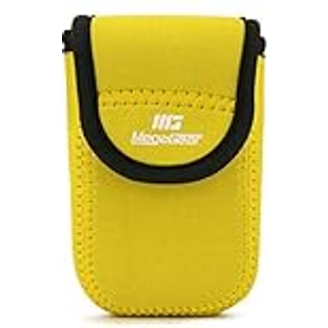 MegaGear MG1859 ultralätt neopren kamerafodral kompatibel med Canon PowerShot SX620 HS, IXUS 175, IXUS 185, IXUS 180, IXUS 285 HS, Ixus 190, SX610 HS – gul