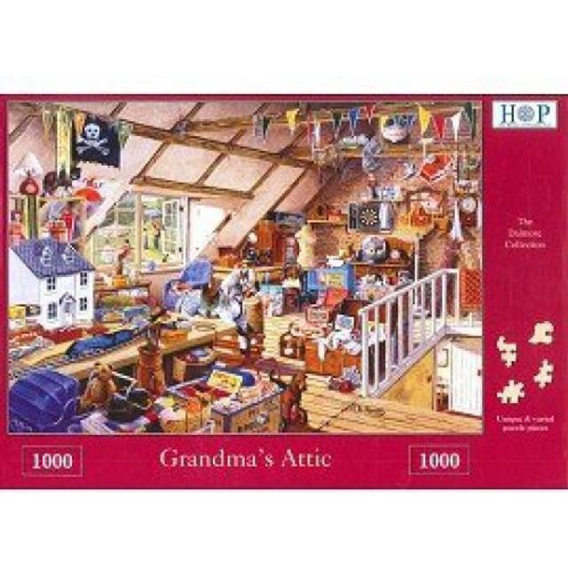 The House of Puzzles Grandma's Attic - 1000 Piece Jigsaw Puzzle