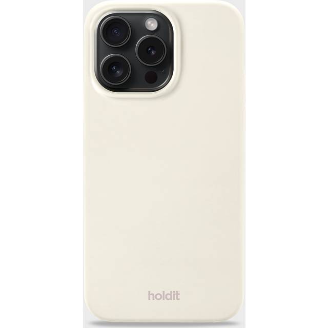 Holdit - Mobilfodral Soft Linen Iphone 15 ProMax - Creme