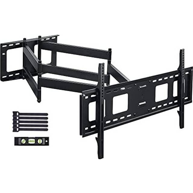 FORGING MOUNT Long Reach 1090mm TV Wall Bracket Mount,Double Articulating Arm Full Motion Tilt & Swivel TV Wall Mount for 42 to 95 Inch Flat/Curv