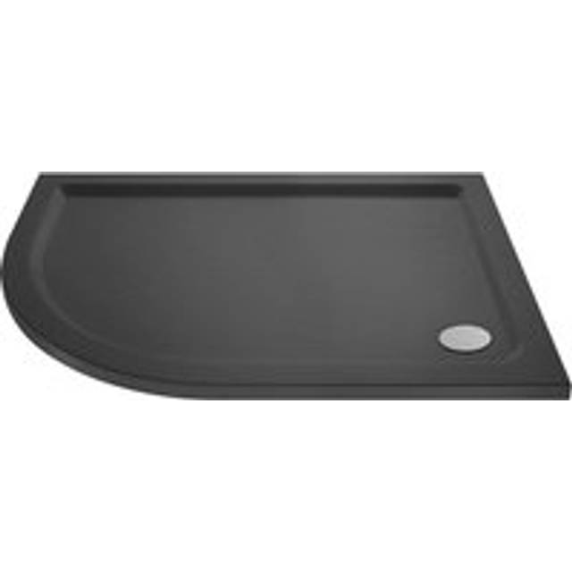 Hudson Reed Offset Quadrant Shower Tray Left Hand 900 x 800mm - Slate Grey