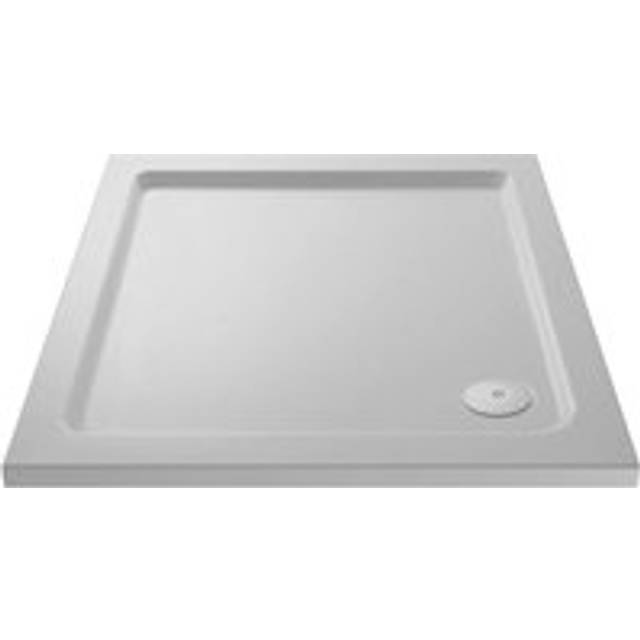 Hudson Reed Slip Resistant Square Shower Tray 760 x 760mm - White, White