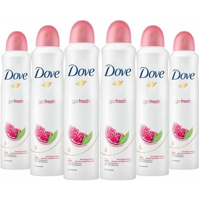 Dove Go Fresh Pomegranate & Lemon Verbena Body Spray 150ml (6 Pack)