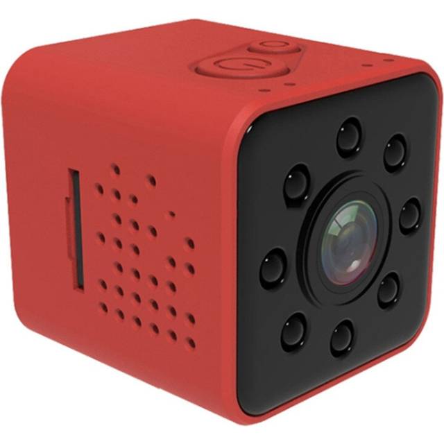 SQ23 Ultra-Mini DV Pocket WiFi 1080P 30fps Digital Video Recorder 2.0MP Camera Camcorder , Support IR Night Vision (Red)