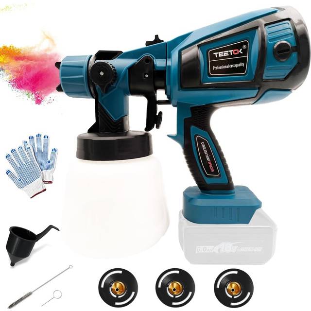 1000ML Cordless Spray Gun Airless Paint Sprayer Naked-MakitaCompatible
