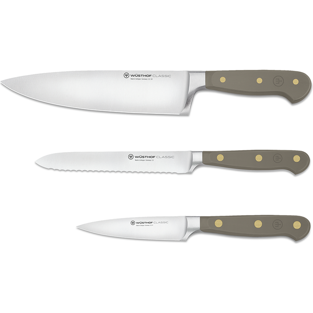 Wüsthof Classic Colour Velvet Oyster 3 Piece Knife Set (WT1311760306)