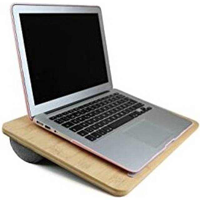 PEPE - Laptop Stand for Bed and Sofa, Bamboo Lap Tray, Soft Laptop Tray with Cushion, Lapdesk for Laptop, Laptop Cushion Tray for Lap, Padded Laptop
