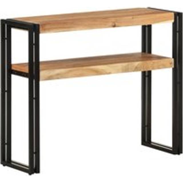 Console Table 90x30x75 cm Solid Acacia Wood - Brown - One Size