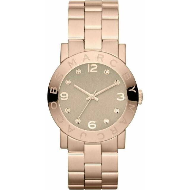 Marc Jacobs Amy Brown Dial Rose Gold Tone Bracelet Ladies Watch MBM3221