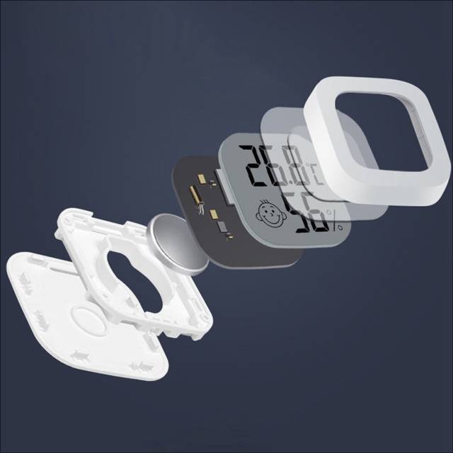 9Pcs Mini Indoor Digital Thermometer Hygrometer Set Room Humidity Gauge Meter LCD Display Temperature Humidity Sensor