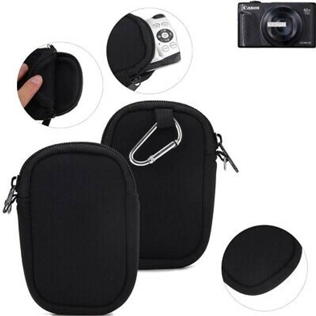 Neoprene protection bag for canon powershot sx740 hs case cover black