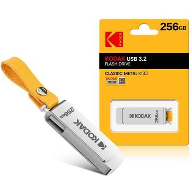 KODAK K133 Mini Metal USB Flash Drive 64GB/128GB/256GB/512GB pen drive USB3.0 High speed Memory stick Unidad flash Pendrive 256GB