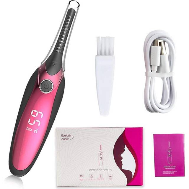 Ctmw Heated Eyelash Curler - Electric Mini Eyelash Curler With Digital Display Screen, Por
