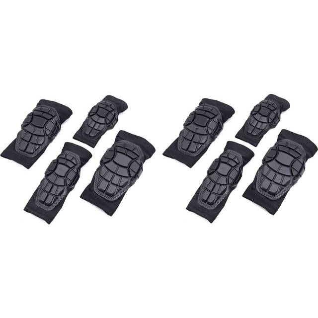 4X Children Protective Gear Set Soft Kid Elbow Pads Knee Pads for Balance Bike Skateboard Inline Roller Skate Scooter,S