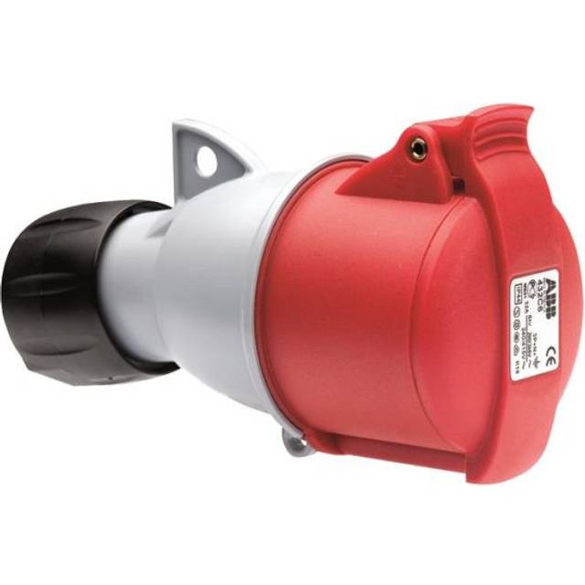 ABB 2CMA102010R1000 Skarvuttag IP44, 16 A, skruvlös 4-polig