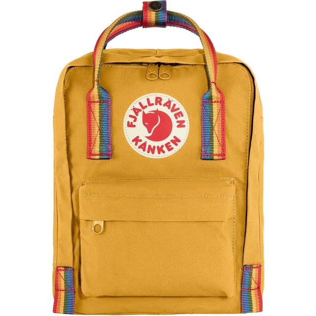 Fjällräven Kånken Rainbow Mini Backpack mustard yellow