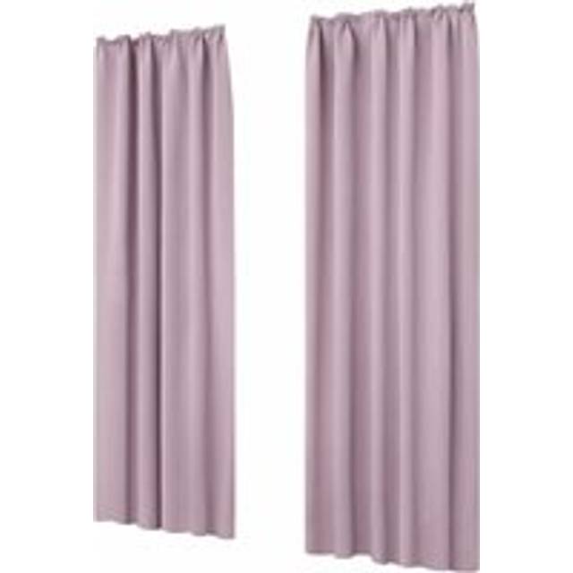 Deavin Blackout Thermal Single Curtain - Baby Pink (Width 140 x Drop 290cm)
