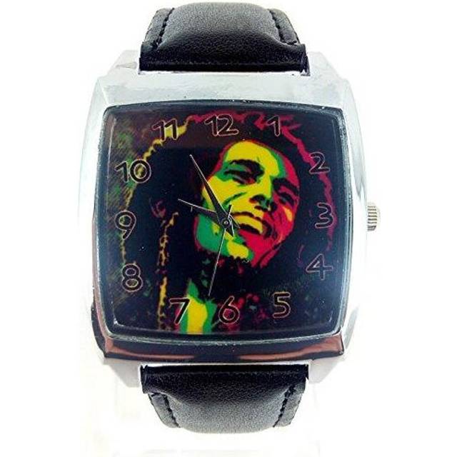 Bob Marley - Reggae Legend Genuine Leather Quartz Wrist Watch