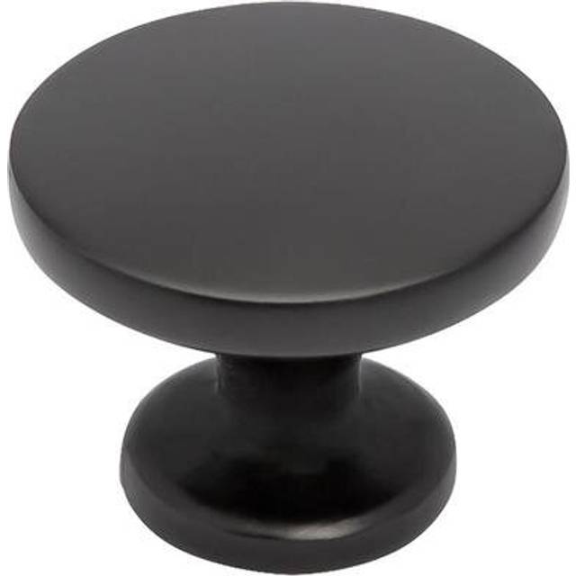 Emme Black Ring Cabinet Pull, 1.14 in. dia.