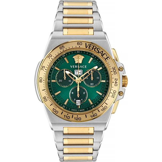 Versace Greca Extreme Mens Multicolour Watch VE7H00523 - Green Stainless Steel (archived) - One Size