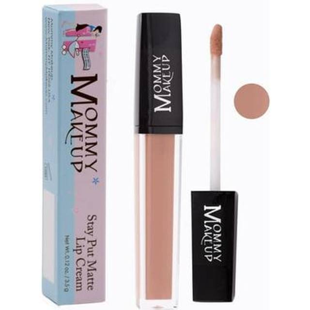 Mommy Makeup Stay Put Matte Lip Cream | Kiss Proof Lipstick in Ginger (A Rosy Nude) Transfer Proof  Smudge Proof  Waterproof  Non Drying  Long Wear Li