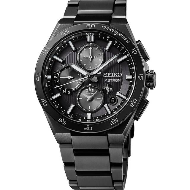 Seiko Astron SSH155J1 - Herr - 43 mm - Analogt - Quartz - Safirglas - Black (14 mm)
