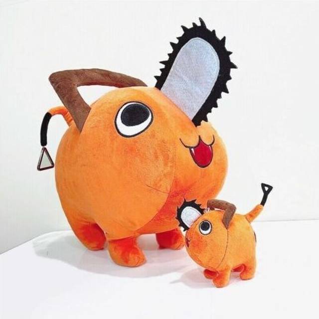 ( 40cm) Anime Chainsaw Man Pochita Soft Plush Doll Pillow Stuffed Toy Xmas Birthday Gift