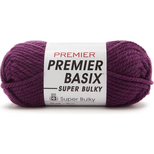 Premier Basix Super Bulky Yarn-Eggplant 2121-11