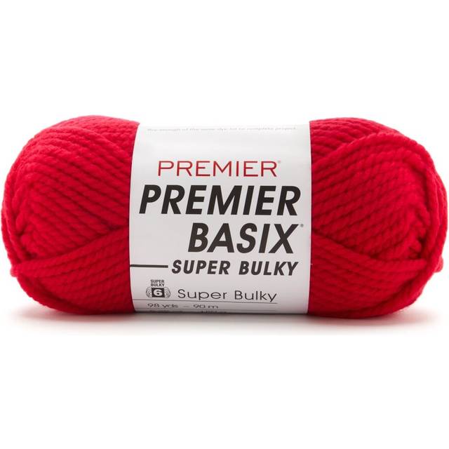 Premier Basix Super Bulky Yarn-Cherry Red 2121-29