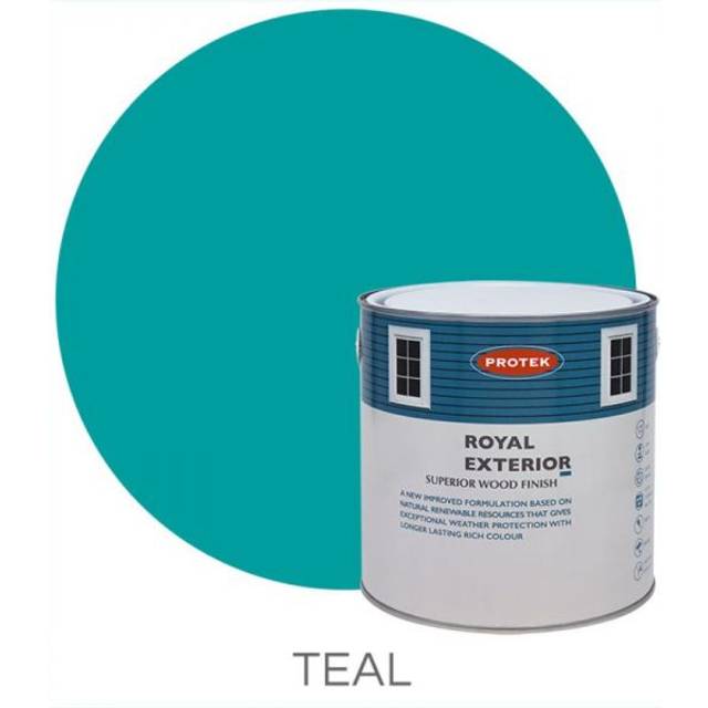Protek Royal Exterior Paint 2.5 Litres - Teal - Protek Royal Exterior Paint 2.5 Litres - Teal