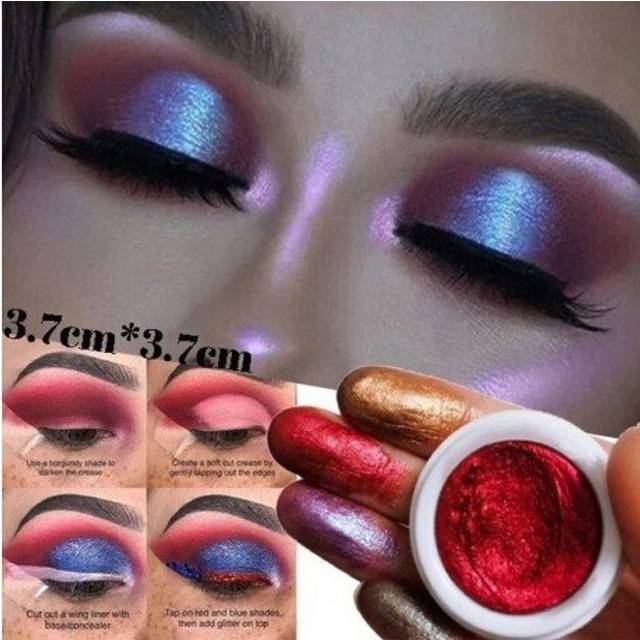 (09) 12 Colors Mixed Colors Powder Pigment Glitter Mineral Spangle Eyeshadow Makeup Cosmetics Set Make Up Shimmer Shining Eye Shadow
