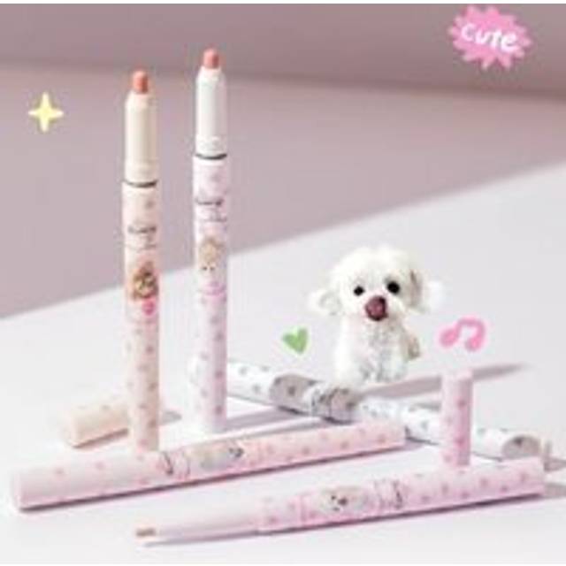FLORTTE - 2 in 1 Lip Pencil - 5 Colors #02 Milk Pink