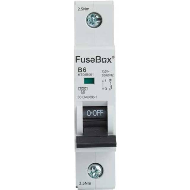 FuseBox 16A C CURVE MCB 6kA 1P - MT06C161