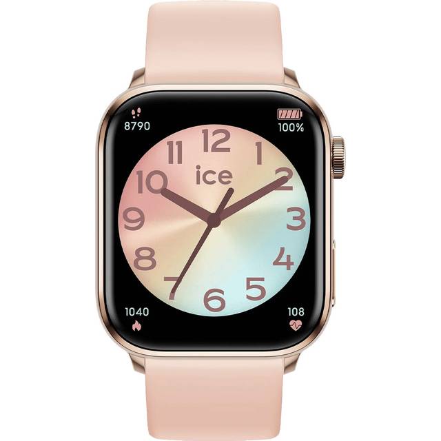 Ice-Watch Smart 2.0 022538 - Dam - 38 mm - Smartklocka - Quartz med laddare - Plexiglas - Black (22 mm)