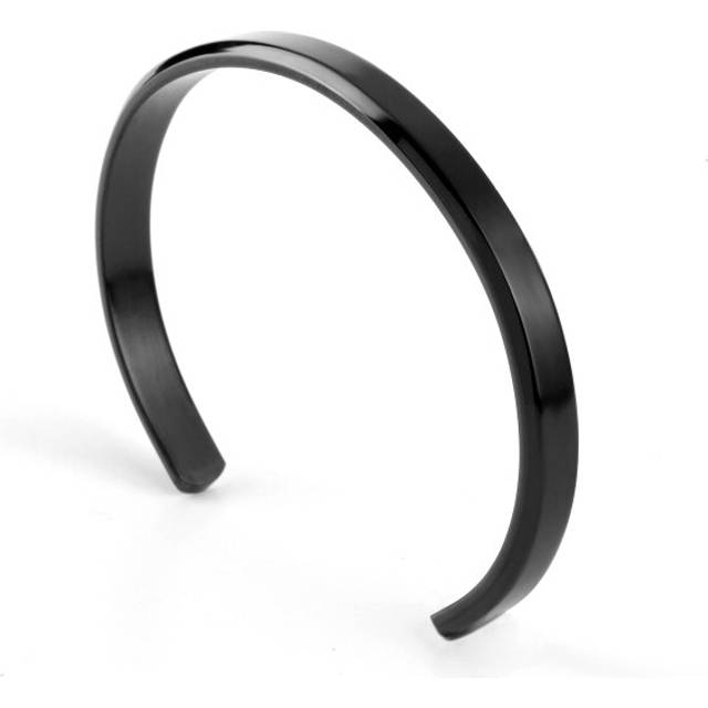 Rostfritt stål armband manschett armband armband smycken män armband guld armband rostfritt stål armband armband - Svart med låda