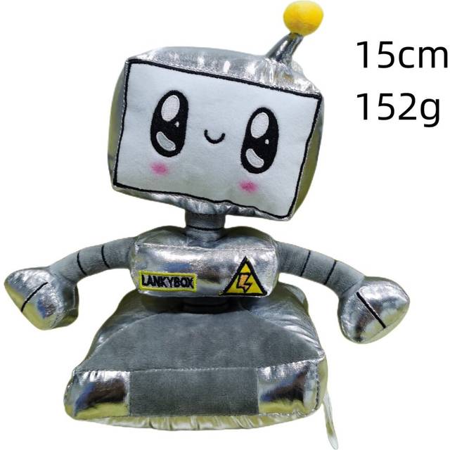 (robot-15CM) lankybox Kids Plush Toy Soft Stuffed Dolls UK