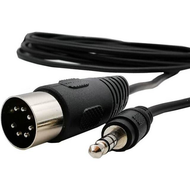 Hod Health And Home 3.5Mm Stereo Jack Male To Din 7 Pin Midi Plug For Tv Computer Phone Audio Cables & Adapters