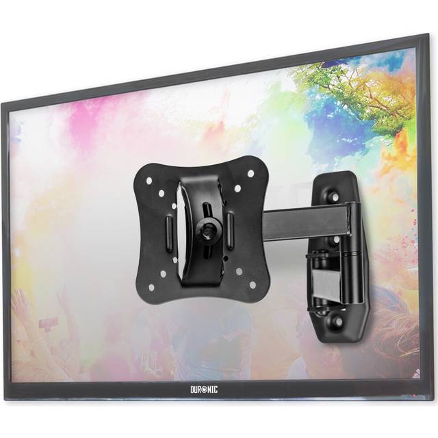 "Duronic TVB0920 TV Bracket, Cantilever Wall Mount for 13-30"" Television Screen, Tilting Action +20, VESA up to 600x400mm, For Flat Screen (18kg)"