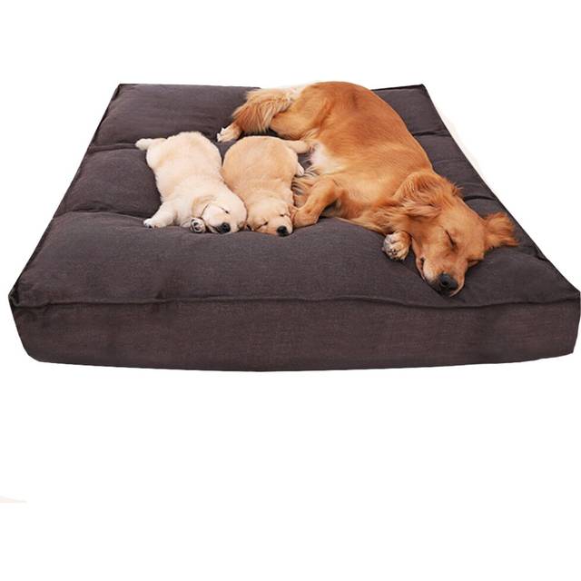 Lugnande säng soffa matta madrass mjuk varm katt hund valp liten stor tvättbar (M)