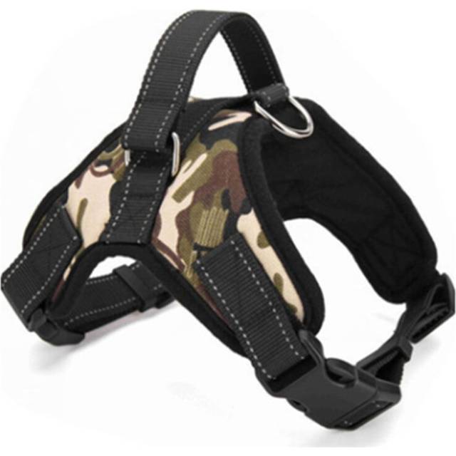 Adjustable Harness For Small Medium Large Dogs Pet Walking Hand Strap, Size:XL(Camouflage)